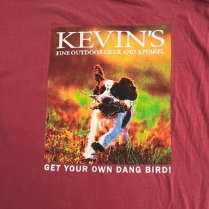 Mens comfort colors tee size xlarge printed with dog Kevin’s Sporting goods